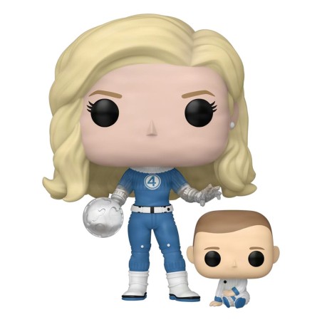 The Fantastic Four: First Steps POP! & Buddy Marvel Vinyl Figure Invisible Woman & Franklin 9 cm | 0889698835831