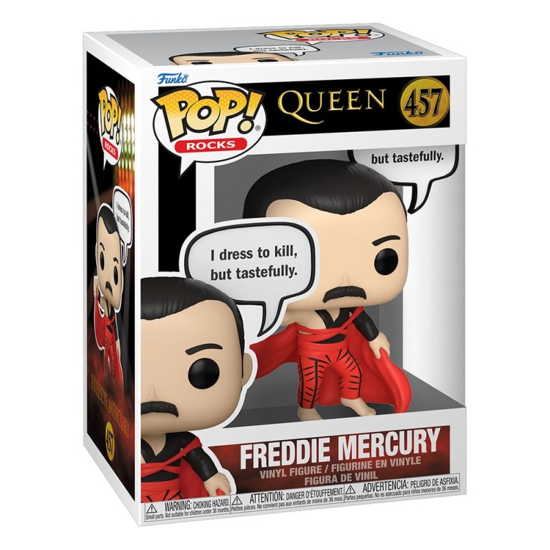 Queen POP! Rocks Vinyl Figur Freddie Mercury (I Dress to Kill) 9 cm | 0889698838320