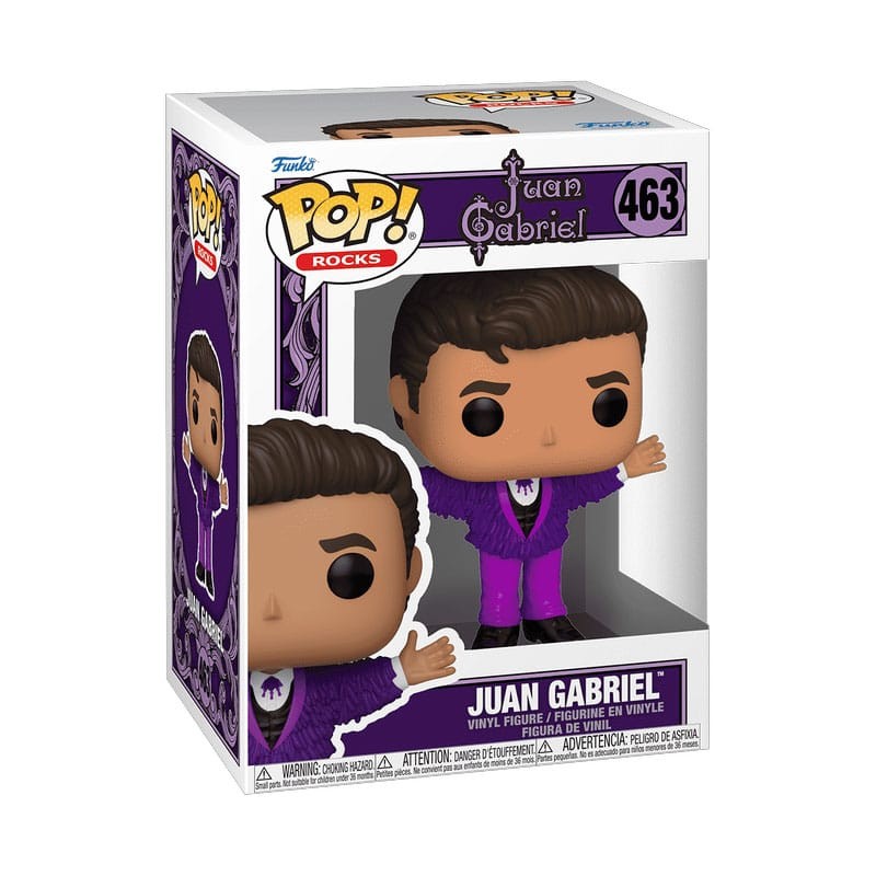 Juan Gabriel POP! Rocks Vinyl Figure Purple Outfit 9 cm | 0889698838399