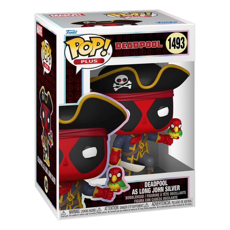 Marvel POP! Plus Vinyl Figure Deadpool as Long John Silver 9 cm | 0889698839860