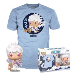 One Piece POP! & Tee Box Luffy Fifth Gear Size L