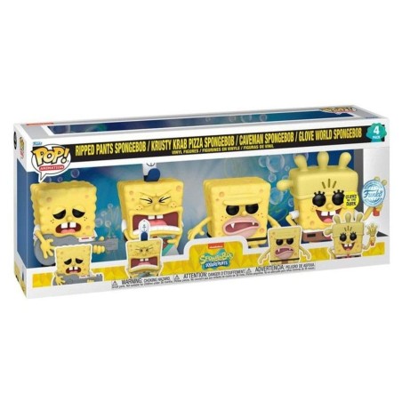 Spongebob POP! Television Vinyl Figure 4-Pack (EMEA) 9 cm | 0889698844642