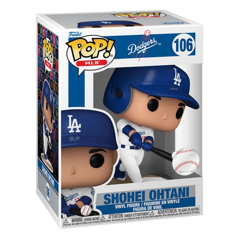 MLB POP! Vinyl figurine LA Dodgers: Shohei Ohtani (Home Jersey) (Batting) 9 cm | 0889698850865