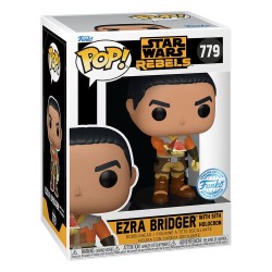 Star Wars Rebels POP! Vinyl Bobble-Head Figure Ezra Bridger with Sith Holocron *Exclusive Version* 9 cm | 0889698853415