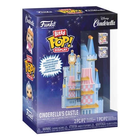 Disney Bitty POP! Display with 2 Vinyl Figures Cinderella's Castle | 0889698855112