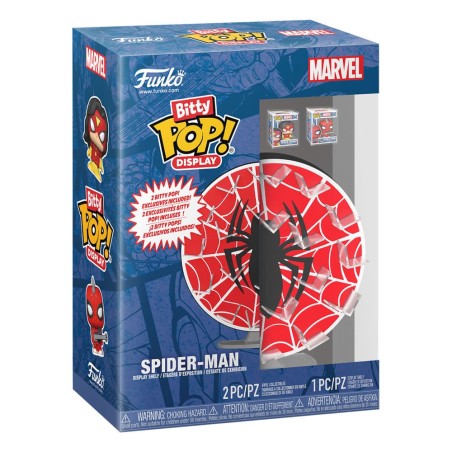 Marvel Bitty POP! Display with 2 Vinyl Figures Spider-Man Web | 0889698855129