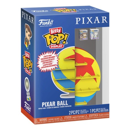 Pixar Bitty POP! Display with 2 Vinyl Figures Pixar Ball | 0889698855136