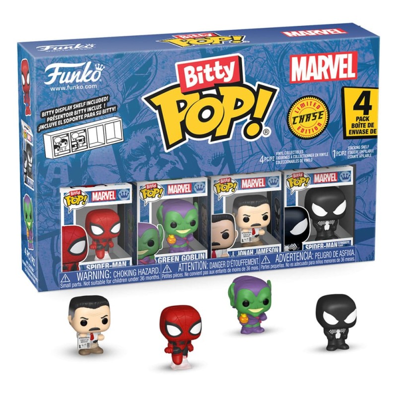 Spider-Man Bitty POP! Vinyl Figure 4-Pack Series 1 2 cm | 0889698857017
