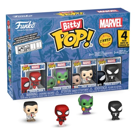 Spider-Man Bitty POP! Vinyl Figure 4-Pack Series 1 2 cm | 0889698857017