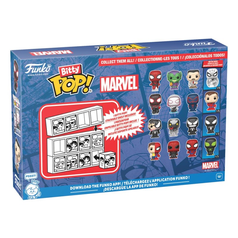 Spider-Man Bitty POP! Vinyl Figure 4-Pack Series 1 2 cm | 0889698857017