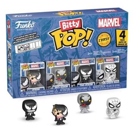 Spider-Man Bitty POP! Vinyl Figure 4-Pack Series 3 2 cm | 0889698857031
