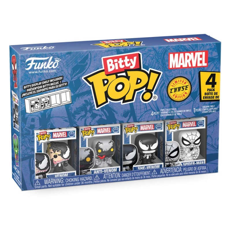 Spider-Man Bitty POP! Vinyl Figure 4-Pack Series 3 2 cm | 0889698857031