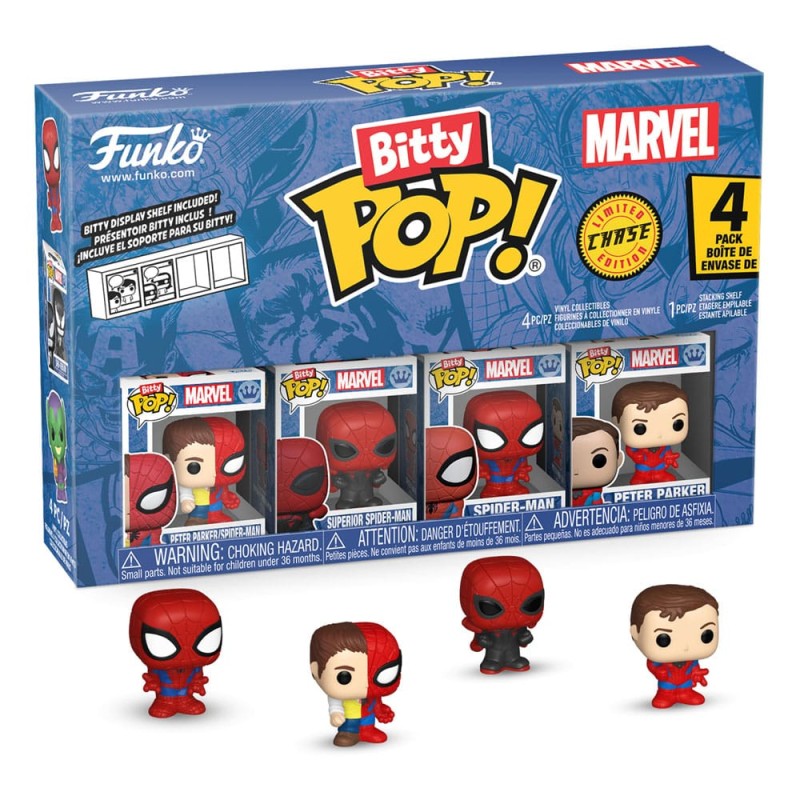 Spider-Man Bitty POP! Vinyl Figure 4-Pack Series 4 2 cm | 0889698857048