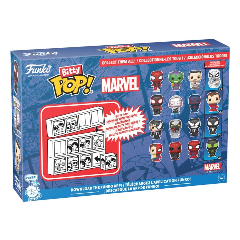 Spider-Man Bitty POP! Vinyl Figure 4-Pack Series 4 2 cm | 0889698857048