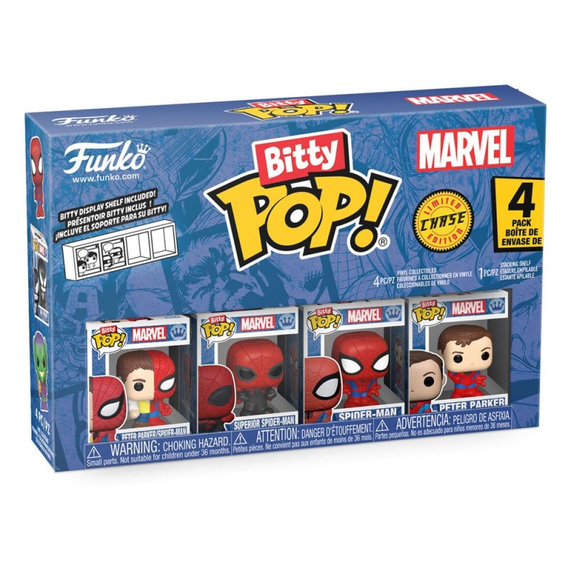 Spider-Man Bitty POP! Vinyl Figure 4-Pack Series 4 2 cm | 0889698857048