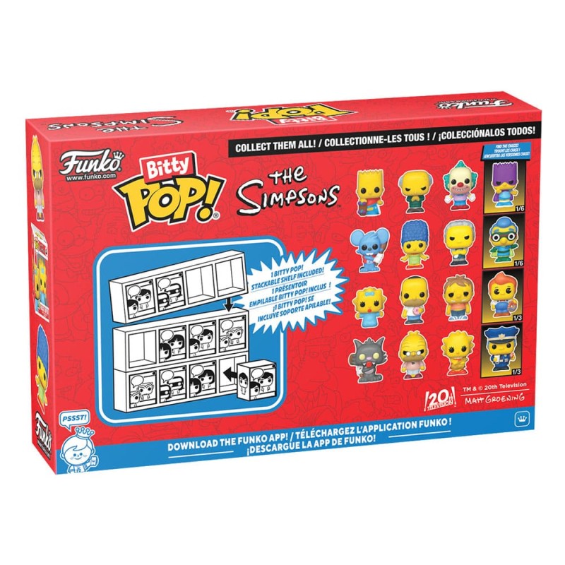 The Simpsons Bitty POP! Vinyl Figure 4-Pack Series 2 2 cm | 0889698857086