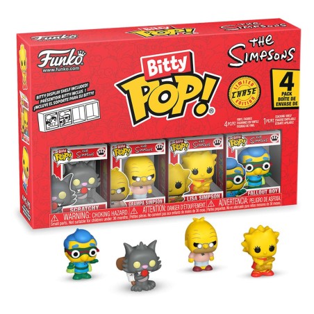 The Simpsons Bitty POP! Vinyl Figure 4-Pack Series 4 2 cm | 0889698857109