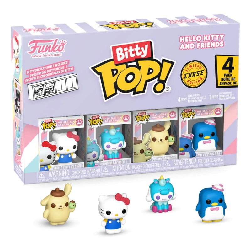 Hello Kitty and Friends Bitty POP! Vinyl Figure 4-Pack Series 1 2 cm | 0889698857130