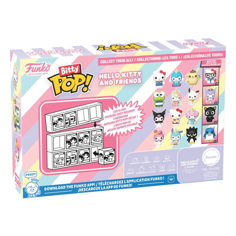 Hello Kitty and Friends Bitty POP! Vinyl Figure 4-Pack Series 1 2 cm | 0889698857130