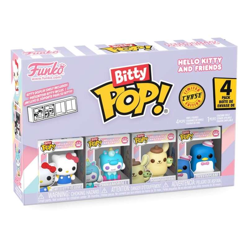 Hello Kitty and Friends Bitty POP! Vinyl Figure 4-Pack Series 1 2 cm | 0889698857130