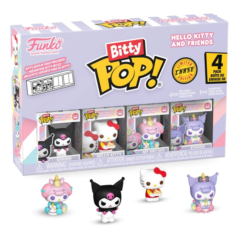 Hello Kitty and Friends Bitty POP! Vinyl Figure 4-Pack Series 3 2 cm | 0889698857154