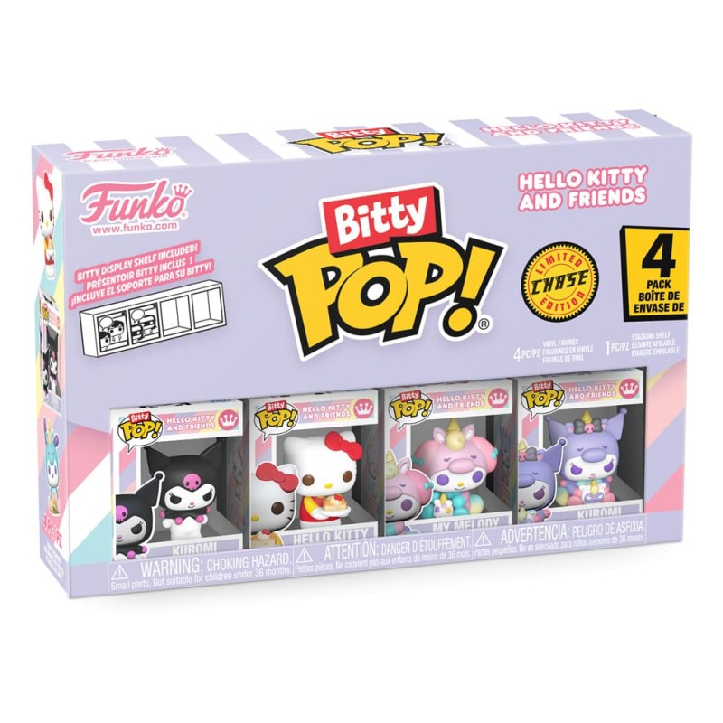 Hello Kitty and Friends Bitty POP! Vinyl Figure 4-Pack Series 3 2 cm | 0889698857154