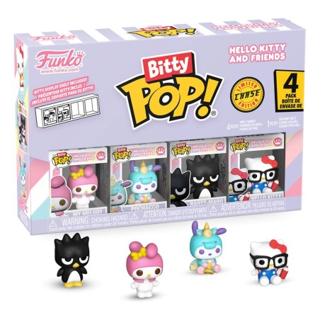 Hello Kitty and Friends Bitty POP! Vinyl Figure 4-Pack Series 4 2 cm | 0889698857161