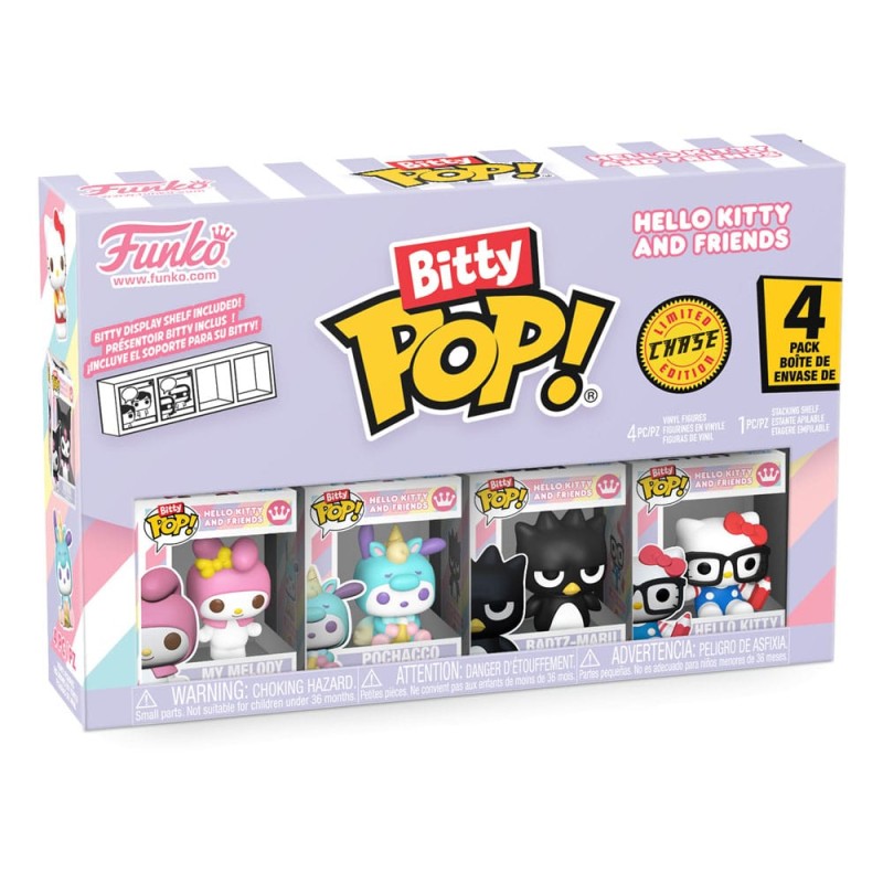 Hello Kitty and Friends Bitty POP! Vinyl Figure 4-Pack Series 4 2 cm | 0889698857161