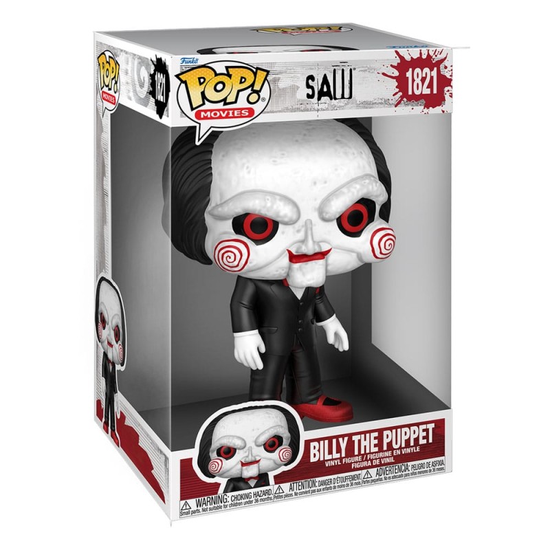 Saw Super Sized Jumbo POP! Movies Vinyl Figure Billy the Puppet 25 cm | 0889698864473
