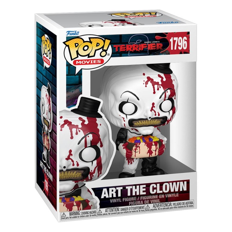 Terrifier 2 POP! Movies Vinyl Figure Art the Clown with Candy Filled Head 9 cm | 0889698865371