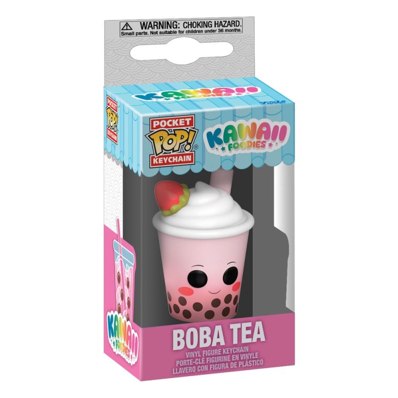 Kawaii Foodies Pocket Pocket POP! Vinyl Keychains 4 cm Boba Tea Display (12) | 0889698867269