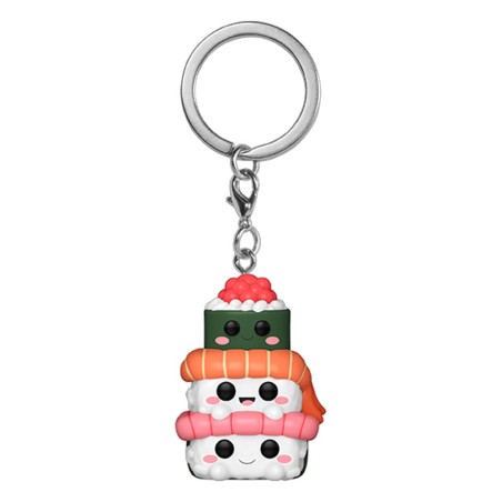 Kawaii Foodies Pocket POP! Vinyl Keychains 4 cm Sushi Stack Display (12) | 0889698867290