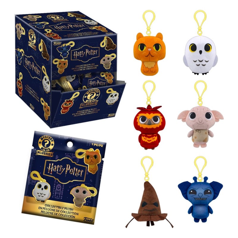 Harry Potter présentoir porte-clés peluche Mystery Minis 5 cm (12) | 0889698867627
