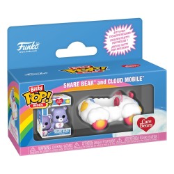 Care Bears Bitty POP! Rides Vinyl Figure Share Bear and Cloud Mobile | 0889698869270