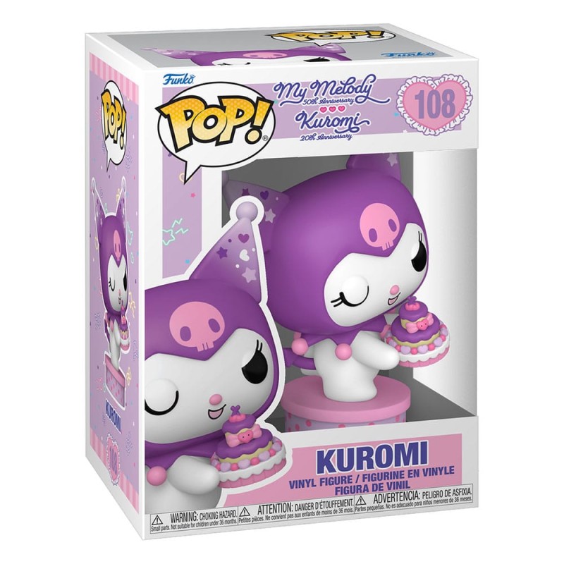 Hello Kitty and Friends POP! Vinyl Figure Kuromi with Cake (20th Anniversary) 9 cm | 0889698871693