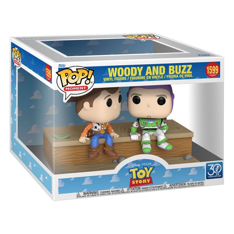 Toy Story POP Moment Vinyl figurines Woody and Buzz (30th Anniversary) 9 cm | 0889698884662