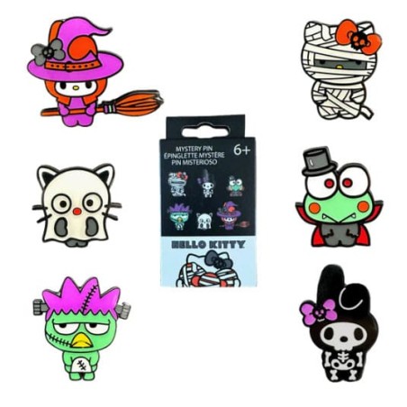 Hello Kitty by Loungefly présentoir pin's émaillés Blind Box Halloween (12)