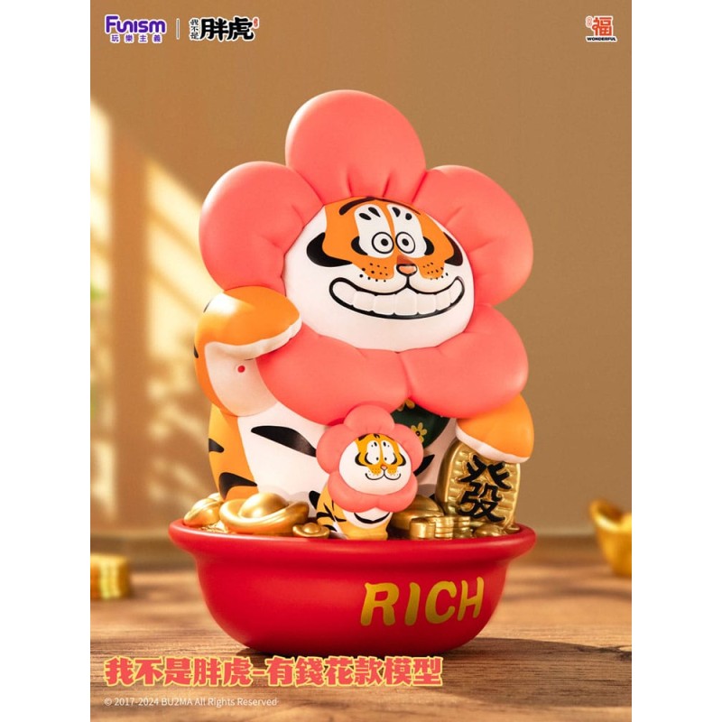 I Am Not Fat Tiger Statue 1/7 Alexander the Tiger Rich Flower 20 cm | 6972407218231