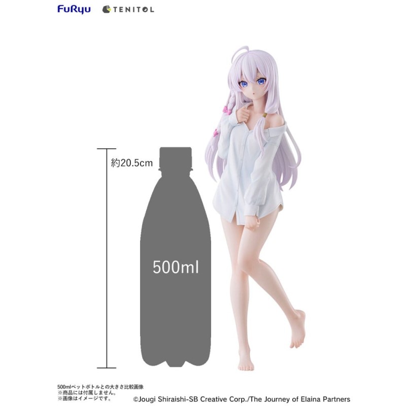 Wandering Witch: The Journey of Elaina Tenitol Tall PVC Statue Elania Shirt Ver. 30 cm | 4580736407374