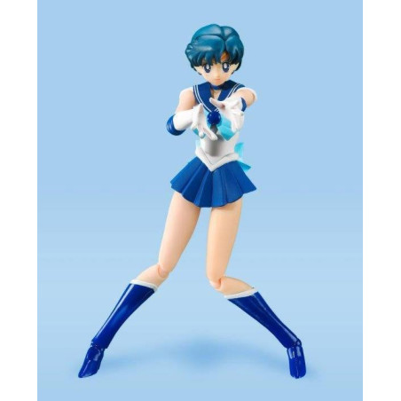 Matroos Maan Beeldje S.H. Figuarts Matroos Mercurius Animatie Kleur Editie 14 cm