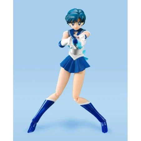 Matroos Maan Beeldje S.H. Figuarts Matroos Mercurius Animatie Kleur Editie 14 cm | 4573102595997