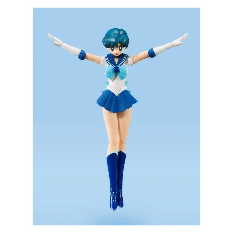 Matroos Maan Beeldje S.H. Figuarts Matroos Mercurius Animatie Kleur Editie 14 cm | 4573102595997