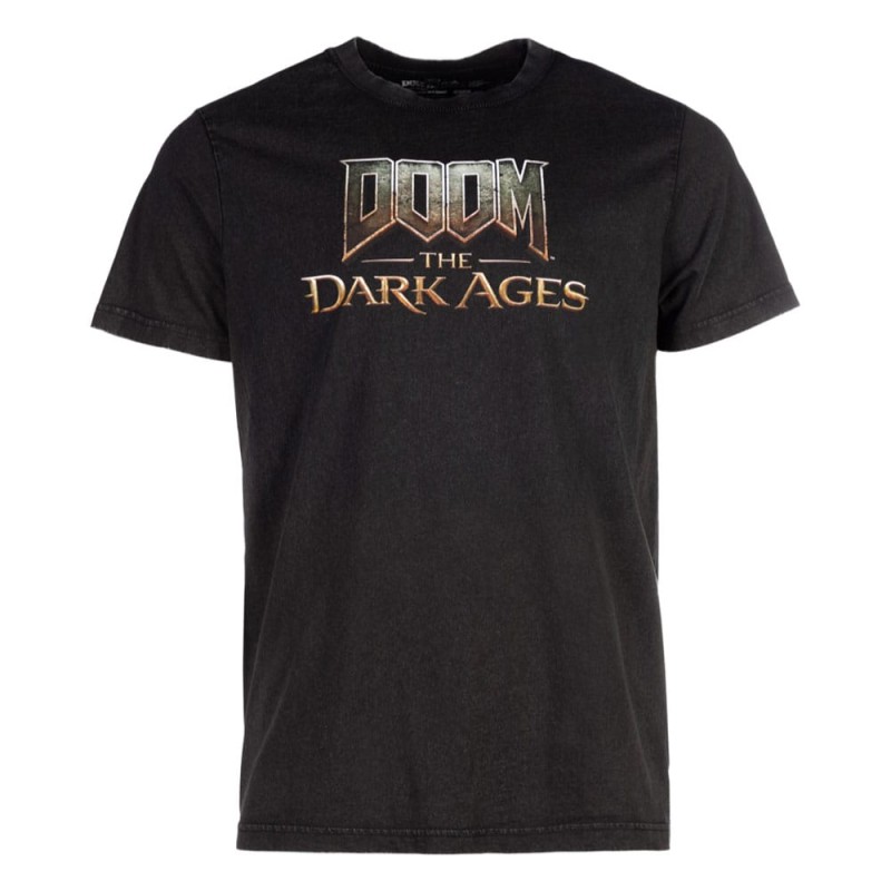 Doom The Dark Ages T-Shirt Logo Washed Out (L) | 0840316424158