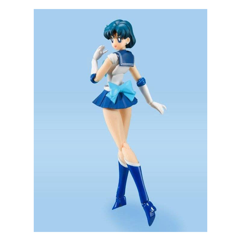 Matroos Maan Beeldje S.H. Figuarts Matroos Mercurius Animatie Kleur Editie 14 cm