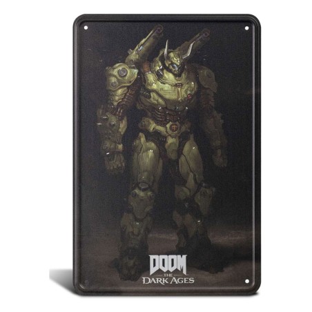 Doom The Dark Ages panneau métal Atlan 20 x 30 cm | 0840316424974