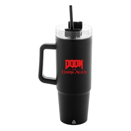 Doom The Dark Ages tasse thermo avec paille Shield 1180 ml | 0840316425018