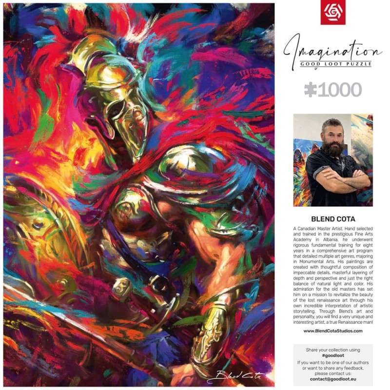 Blend Cota Puzzle The Illyrian Warrior (1000 pieces) | 5908305249665