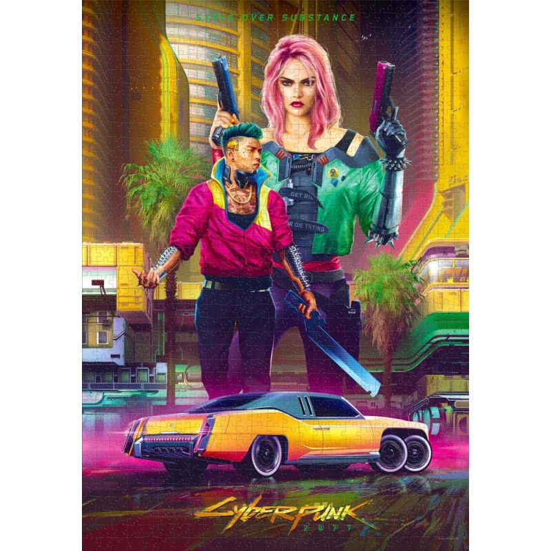 Cyberpunk 2077 Puzzle Kitsch Style (1000 pièces) | 5908305249696