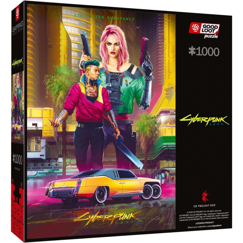 Cyberpunk 2077 Puzzle Kitsch Style (1000 pièces) | 5908305249696