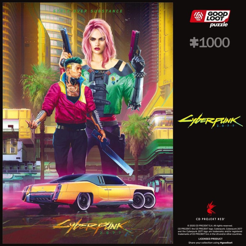 Cyberpunk 2077 Puzzle Kitsch Style (1000 pièces) | 5908305249696